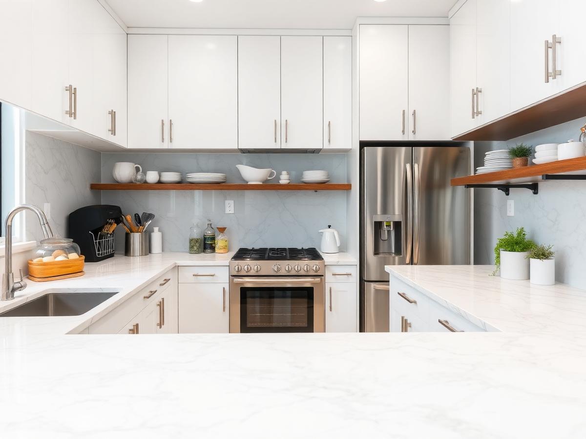 Sparkling clean kitchen